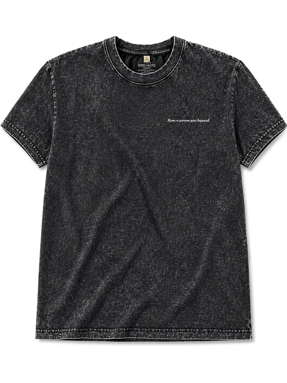 T-shirt Crépuscule Noir — Rien n'arrive par hasard