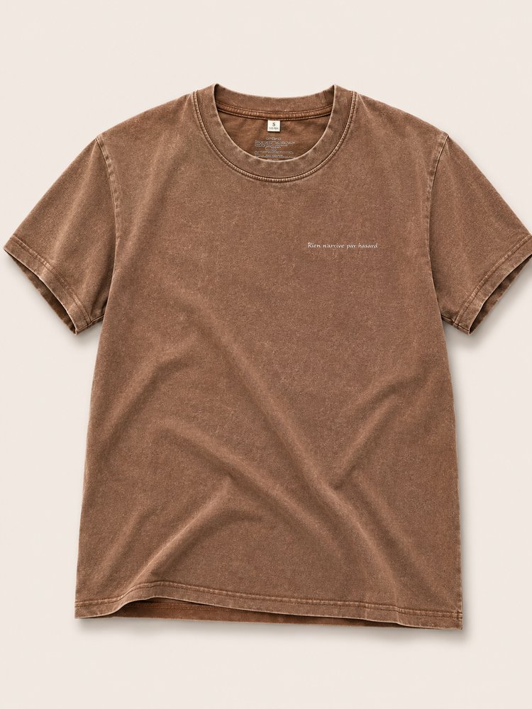 T-shirt Brun Forêt
